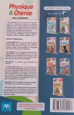 TOP CHRONO PHYSIQUE-CHIMIE Tle CDE (Editions Matrice)