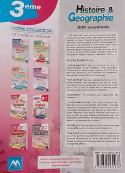 TOP CHRONO HISTOIRE-GEO 3ieme (Editions Matrice)