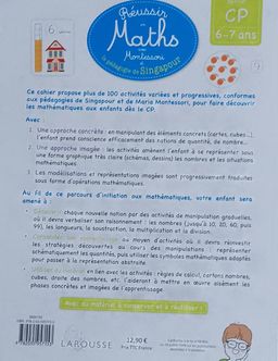 Réussir en Maths avec Montessori et la Pédagogie de Singapour (Larousse) - CP