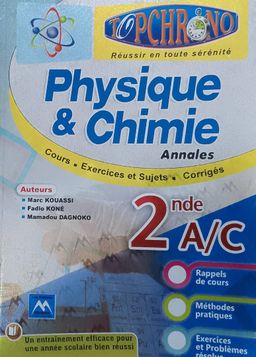 TOP CHRONO PHYSIQUE-CHIMIE 2nd A/C (Editions Matrice)