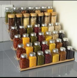 3 Tier Bamboo and Acrylic multi purpose stand