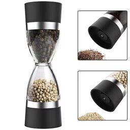 hour glass 2 in 1 Dual Salt Pepper Mills,