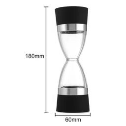 hour glass 2 in 1 Dual Salt Pepper Mills,