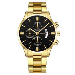 bulk wholesale cheap price luxury watch gift set for men with stainless steel chain wristwatch relojes para hombre