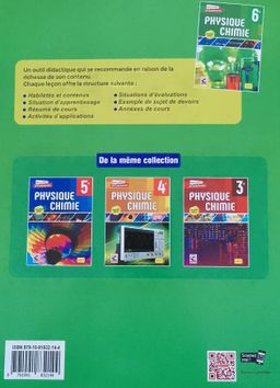 Physique-Chimie / Cahier d’habileté - 6ieme (JD Editions)