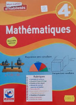 Mathematique / Cahier d’habileté - 4ieme (JD Editions)