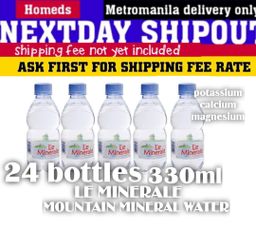 24pcs le MINERALE mountain mineral water 330ml