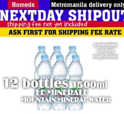 12pcs le MINERALE mountain mineral water 1500ml