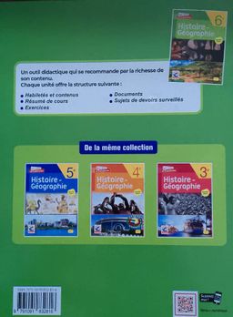 Histoire-Géographie / Cahier d’habileté - 6ieme (JD Editions)