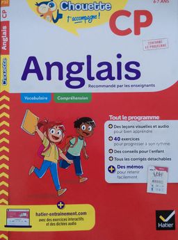 Anglais, Chouette t'accompagne (Hatier) - CP