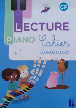 Lecture Piano, Cahier d'exercices (Retz) - CP