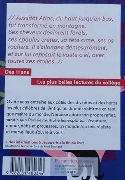 16 Métamorphoses d'Ovide (Flammarion)