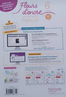 Fleur d'encre, Français (Hachette) - 6ieme