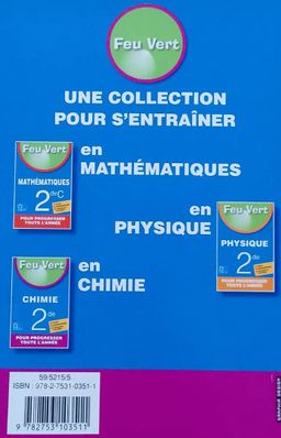 Chimie (Feu Vert) - (EDICEF) 2nd