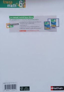 Trans Math, Manuel (Nathan) - 6ieme