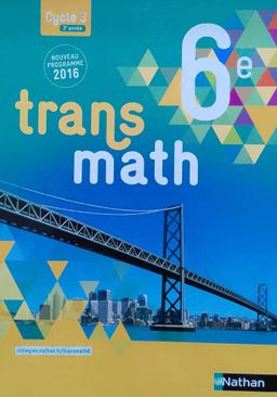 Trans Math, Manuel (Nathan) - 6ieme
