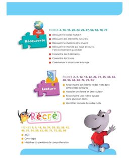 Tout le Programme Grande section - 5 a 6 ans