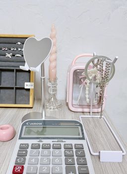 Glass candle stander