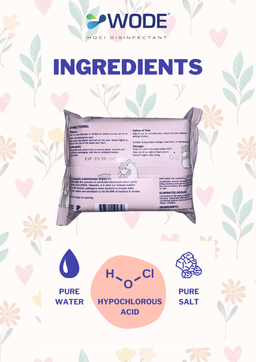 WODE WIPES Baby Safe Antiseptic Wipes - Small (20 Sheets)