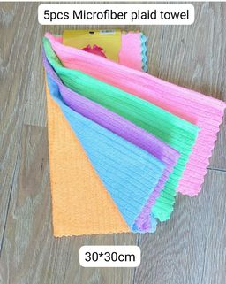 5pcs Household Cleaning Dishwashing Cloth