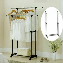  multi-functional clothes rack with wheels