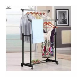  multi-functional clothes rack with wheels