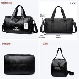 Classy duffel bag with shoe pocket