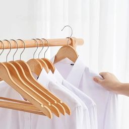 10pcs Wooden Clothes Hangers