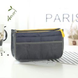 Nylon Travel Insert Organizer Handbag Purse Large Liner Makeup Cosmetic 