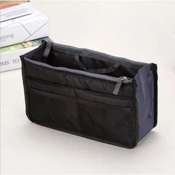 Nylon Travel Insert Organizer Handbag Purse Large Liner Makeup Cosmetic 