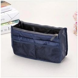 Nylon Travel Insert Organizer Handbag Purse Large Liner Makeup Cosmetic 