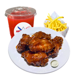 8pc Wings + Fries + Drink