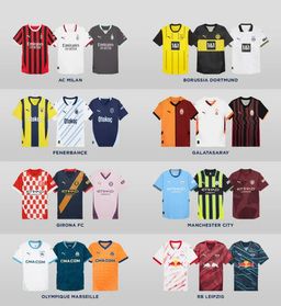 Global New Seasons Football/Soccer Kits