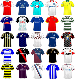 Global Previous Seasons Football/Soccer Kits