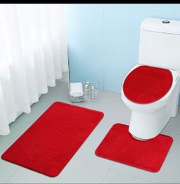 Super absorbent 3 pcs Bathroom/Toilet mats 