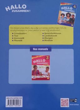 Allemand / HALO Zusammen - 4ieme (JD Editions)