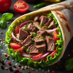 ملفوف شاورما لحم