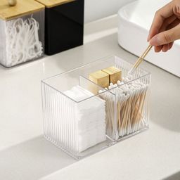 3 Compartment Acrylic Makeup Organizer
