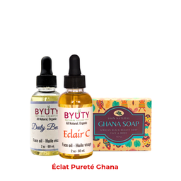 Éclat Intense Ghana (Savon Noir Africain + Jouvence Lumina + Daily Beauty)