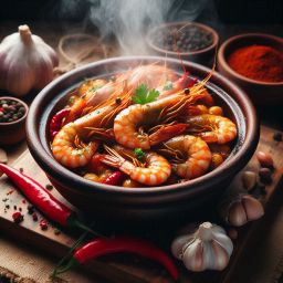 Tajine Crevettes Pil Pil