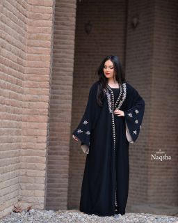 عباية كروشية ملحفة 