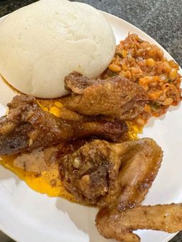 Pap and Chicken stew