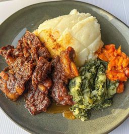 Pap and Beef Stew