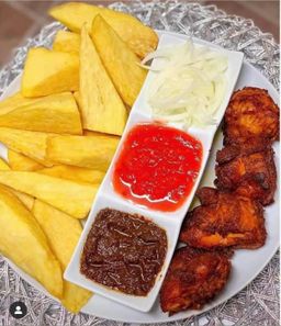 Fried Yam and Grill