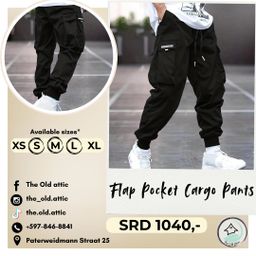 Flap pocket cargo pants 