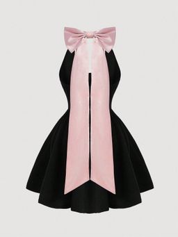 Halter Neck Bow Dress