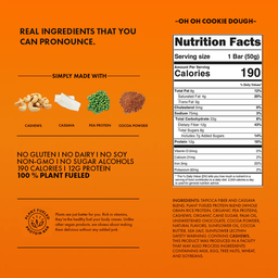 TRUBAR Oh Oh Cookie Dough Vegan Protein Bar