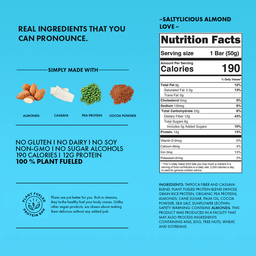 TRUBAR Saltylicious Almond Love Vegan Protein Bar