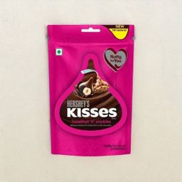 Hersheys Kisses Hazelnut n Cookies 33.6g Pouch
