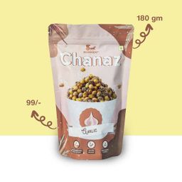 Dhananjay Chanaz Garlic Flavour 180g Pouch